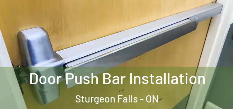  Door Push Bar Installation Sturgeon Falls - ON