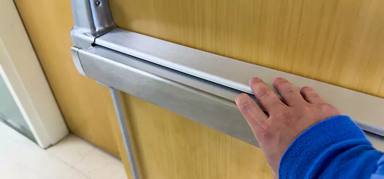 Installing a Push Bar on a Door Sturgeon Falls